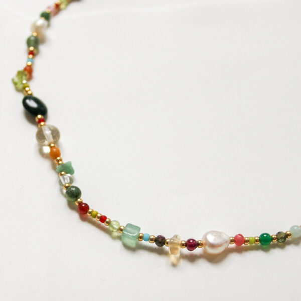 ketting natuursteen mix - Afbeelding 2