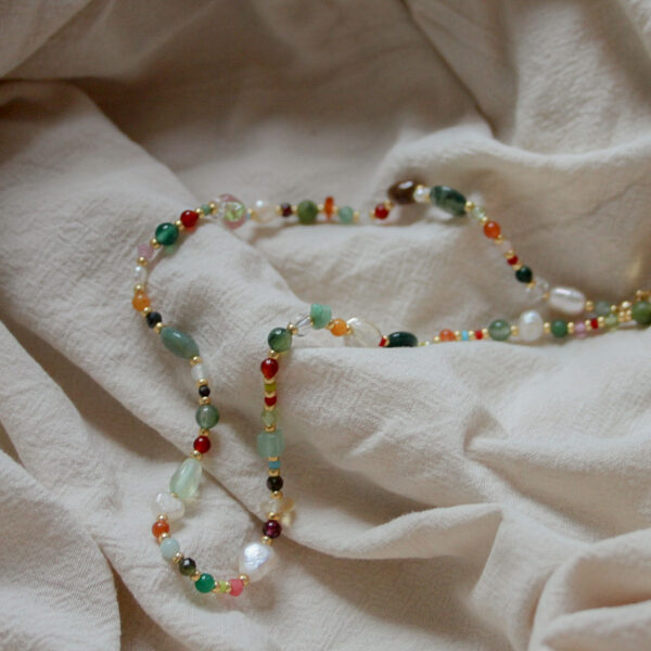ketting natuursteen mix - Afbeelding 3
