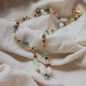 ketting natuursteen mix